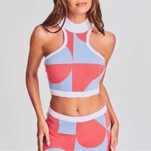 SER.O.YA Light Blue Coral Zeri Top